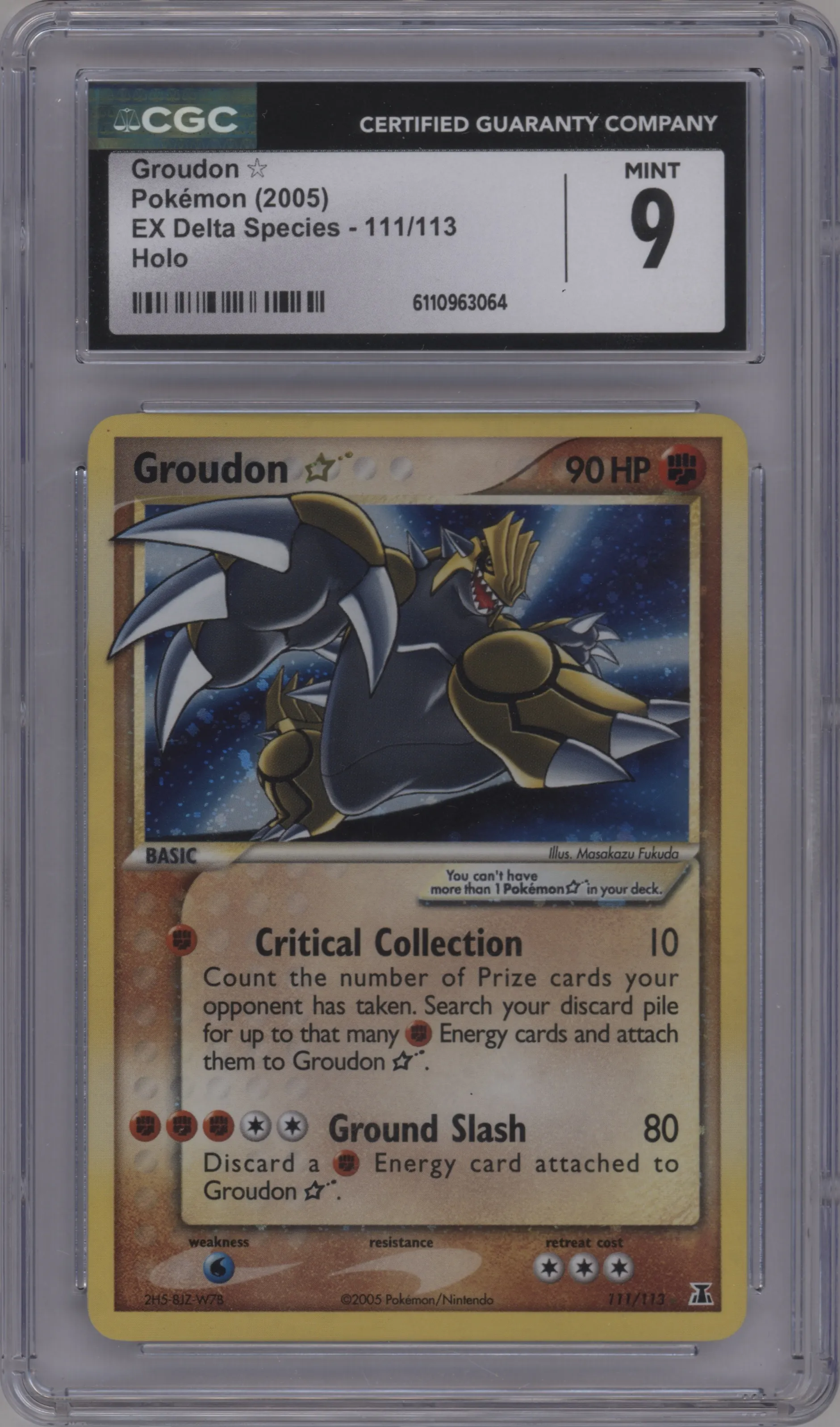 Groudon Gold Star