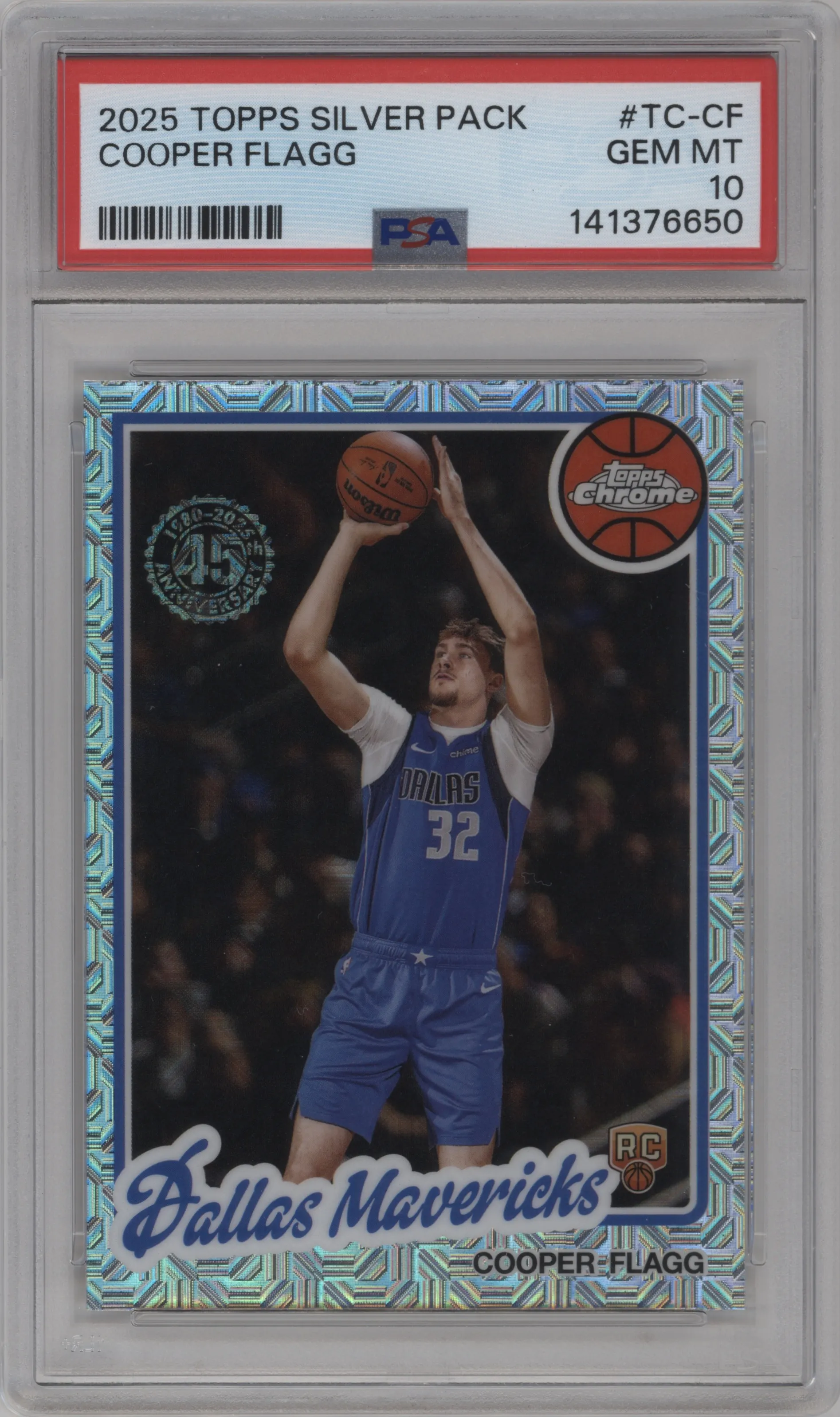 2025 Topps 1980-81 TC. Cooper Flagg #TC-CF PSA 10