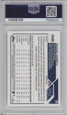 Michael Harris II from the 2023 Topps Chrome set featuring a Refractor parallel graded by PSA and given an overall grade of 9.