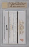 Juan Marichal from the 2013 Topps Tribute set featuring a Sepia parallel graded by Beckett and given an overall grade of 9.5.