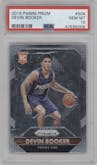Devin Booker from the 2015-16 Panini Prizm  set graded by PSA and given an overall grade of 10.