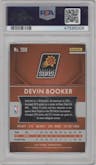 Devin Booker from the 2015-16 Panini Prizm  set graded by PSA and given an overall grade of 10.