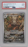 Shiftry from the 2024 Pokemon SV set graded by PSA and given an overall grade of 9.