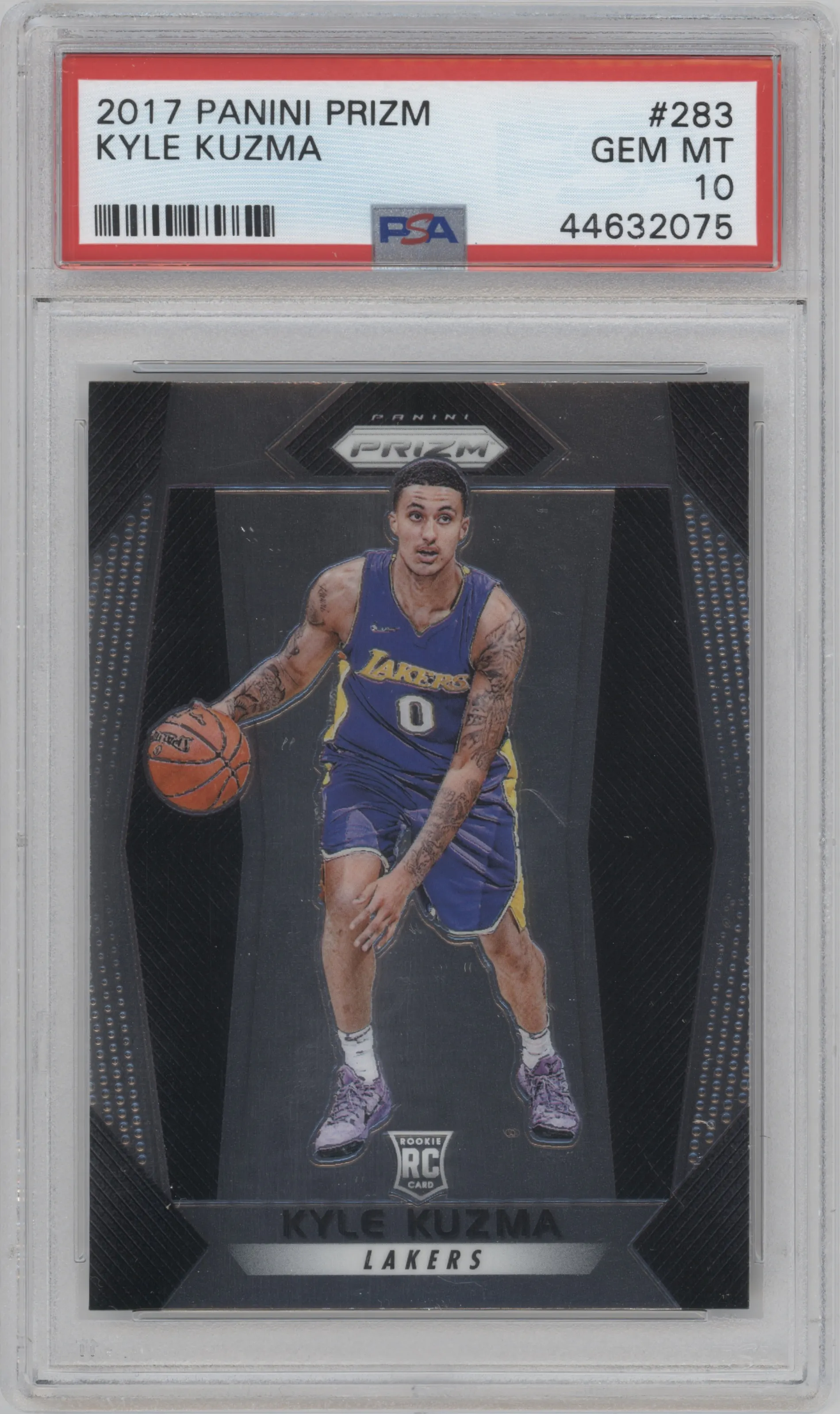 2017 Panini Prizm Kyle Kuzma PSA 10