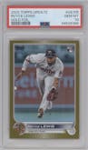 Royce Lewis from the 2022 Topps Update  set featuring a Gold Foil parallel graded by PSA and given an overall grade of 10.