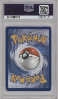 Lucario GX from the 2019 Pokemon S&M  set graded by PSA and given an overall grade of 10.