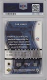 Tom Brady from the 2004 SP Authentic set graded by PSA and given an overall grade of 10.