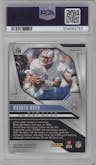 Warren Moon from the 2024 Panini Prizm set featuring a Gold Prizm parallel graded by PSA and given an overall grade of 9.