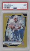 Warren Moon from the 2024 Panini Prizm set featuring a Gold Prizm parallel graded by PSA and given an overall grade of 9.