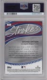 Shohei Ohtani from the 2024 Topps Chrome set graded by PSA and given an overall grade of 10.