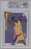 Kobe Bryant from the 1996-97 Fleer Ultra set graded by Beckett and given an overall grade of 8.5.