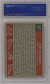 Dale Long / Ernie Banks / Walt Moryn from the 1959 Topps set graded by PSA and given an overall grade of 8.
