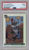 Davante Adams from the 2022 Panini Donruss set graded by PSA and given an overall grade of 9.