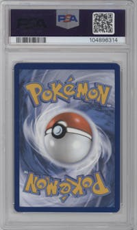 Bulbasaur from the 2023 Pokemon SV set graded by PSA and given an overall grade of 10.