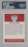 Michael Jordan from the 1986-87 Fleer set graded by PSA and given an overall grade of 6.