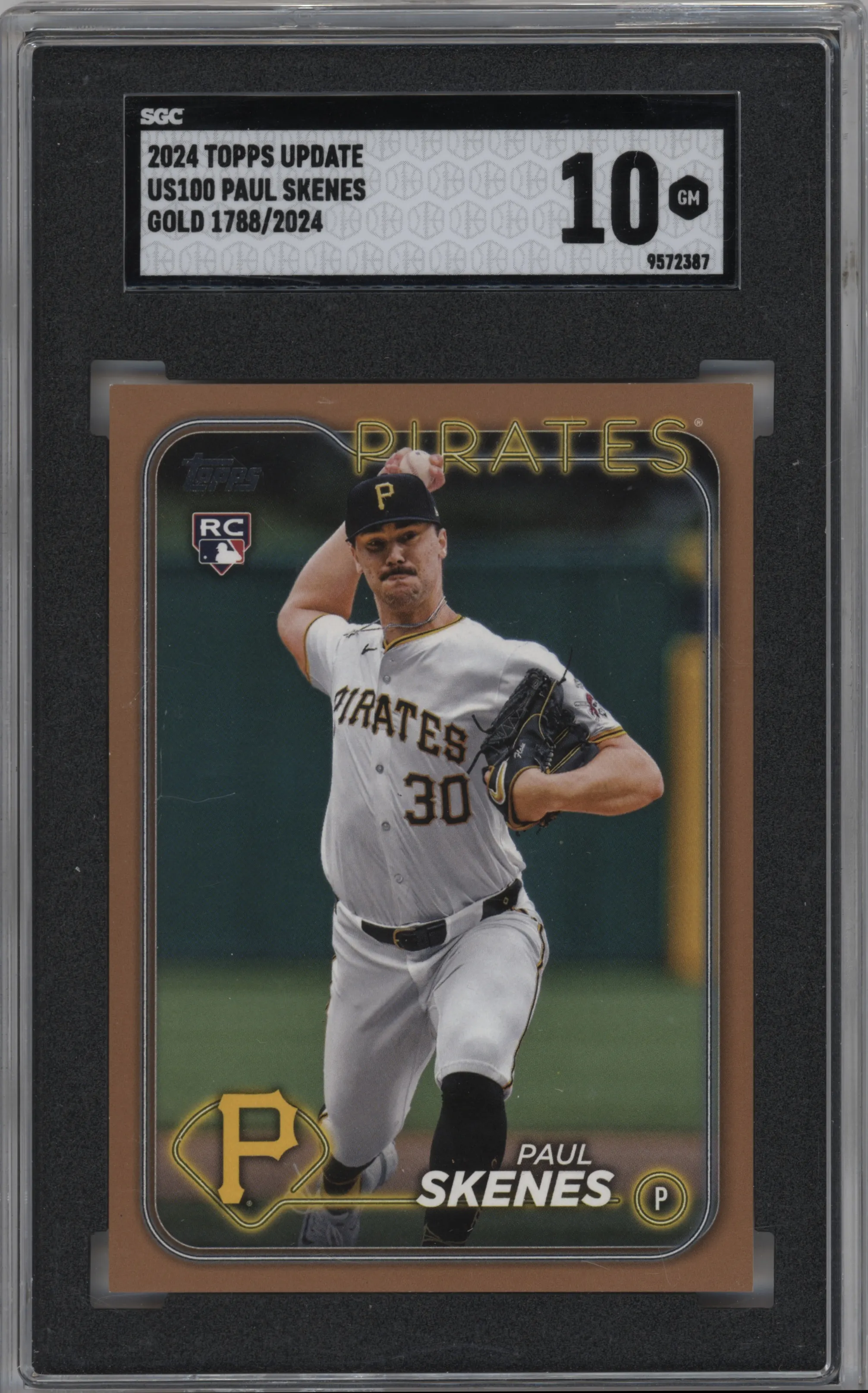 2024 Topps Update Paul Skenes Gold SGC 10