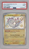 Pachirisu from the 2024 Pokemon SV set graded by PSA and given an overall grade of 9.