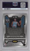 Brandon Miller from the 2023-24 Panini Prizm set featuring a Ice Prizm parallel graded by PSA and given an overall grade of 10.