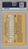 Barry Bonds from the 1987 Donruss set graded by PSA and given an overall grade of 9.