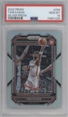 Tari Eason from the 2022-23 Panini Prizm  set featuring a Silver Prizm parallel graded by PSA and given an overall grade of 10.