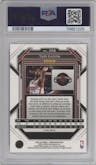 Tari Eason from the 2022-23 Panini Prizm  set featuring a Silver Prizm parallel graded by PSA and given an overall grade of 10.