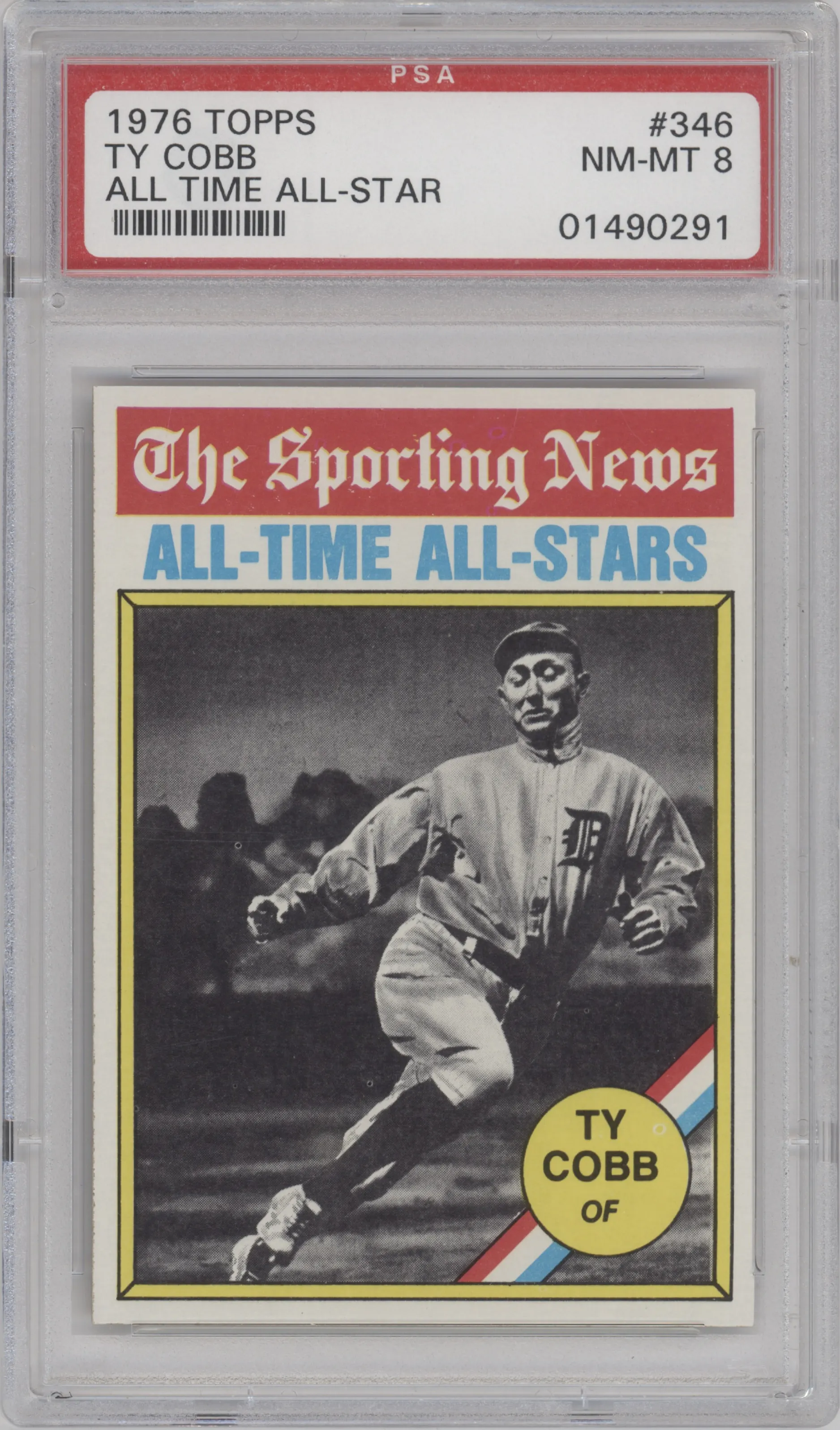 1976 Topps Ty Cobb PSA 8