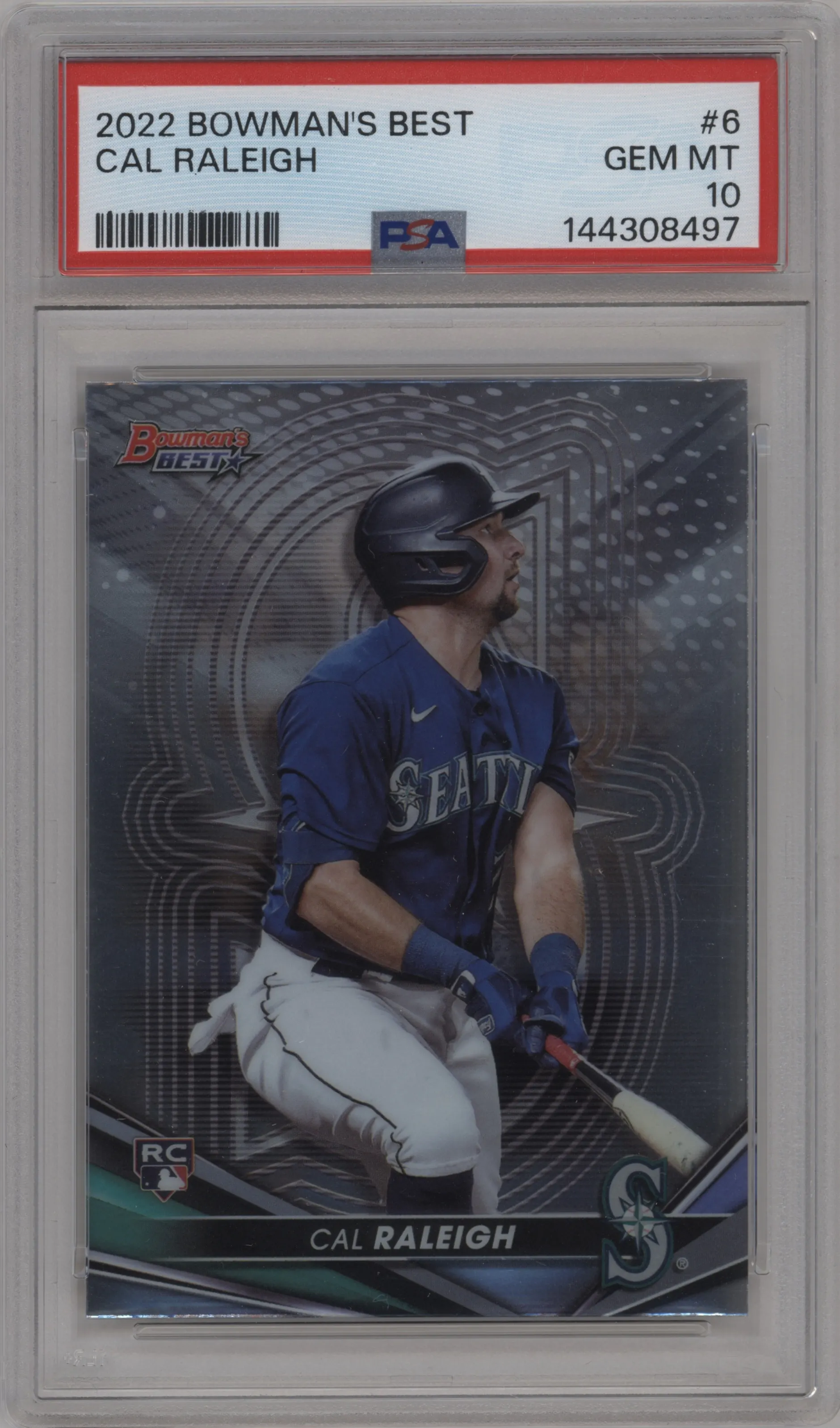 2022 Bowman’s Best Cal Raleigh PSA 10