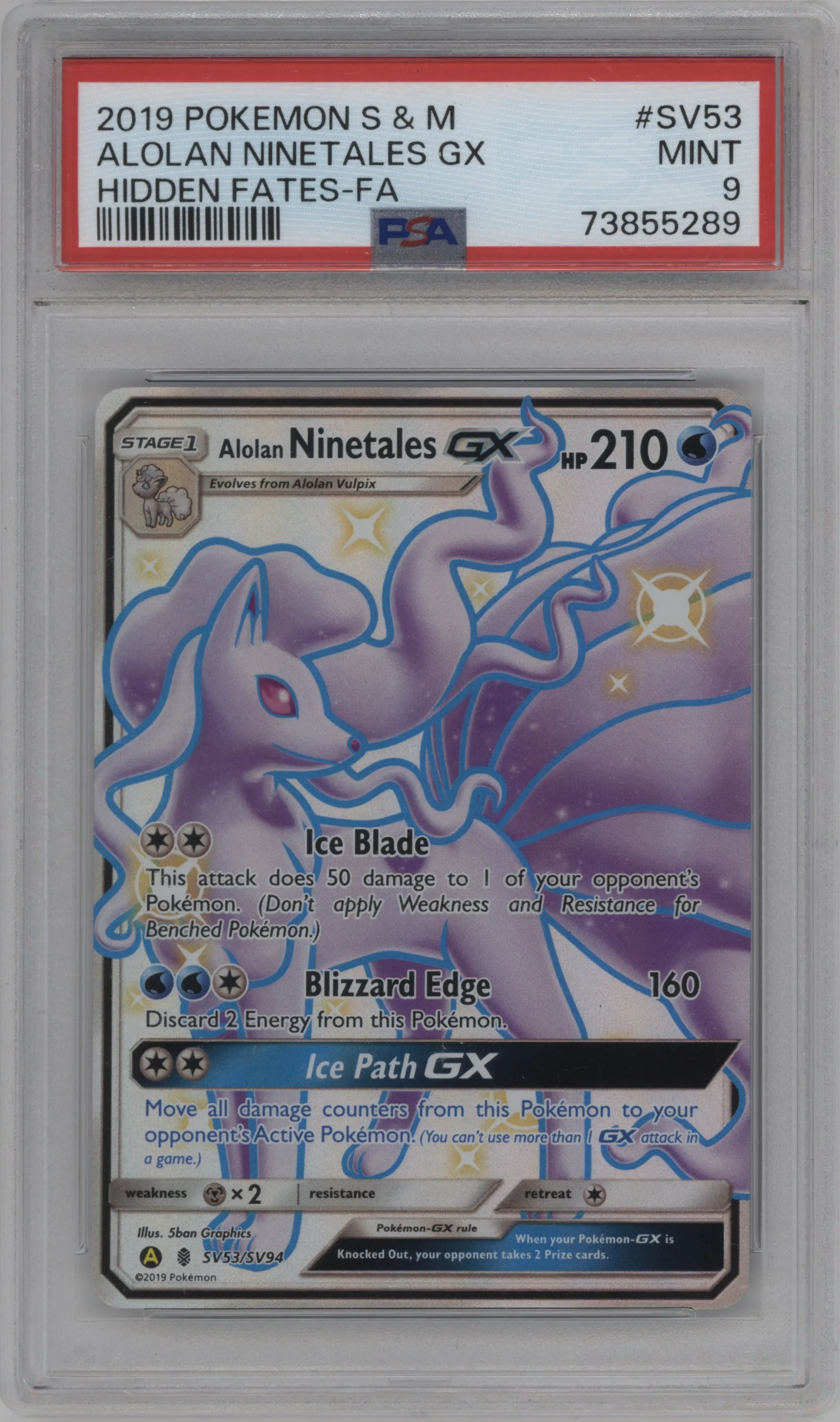 Alolan Ninetales GX