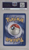 Kakuna from the 1999 Pokemon set graded by PSA and given an overall grade of 8.