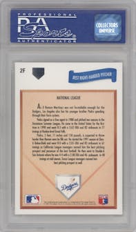 Pedro Martinez from the 1991 Upper Deck Final Edition set graded by PSA and given an overall grade of 10.