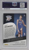 Chet Holmgren from the 2022-23 Panini Revolution  set featuring a Future Frame parallel graded by PSA and given an overall grade of 10.