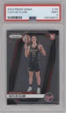 Caitlin Clark from the 2024 Panini Prizm WNBA set graded by PSA and given an overall grade of 9.