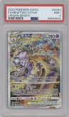 Mewtwo VSTAR from the 2023 Pokemon SWSH set graded by PSA and given an overall grade of 9.