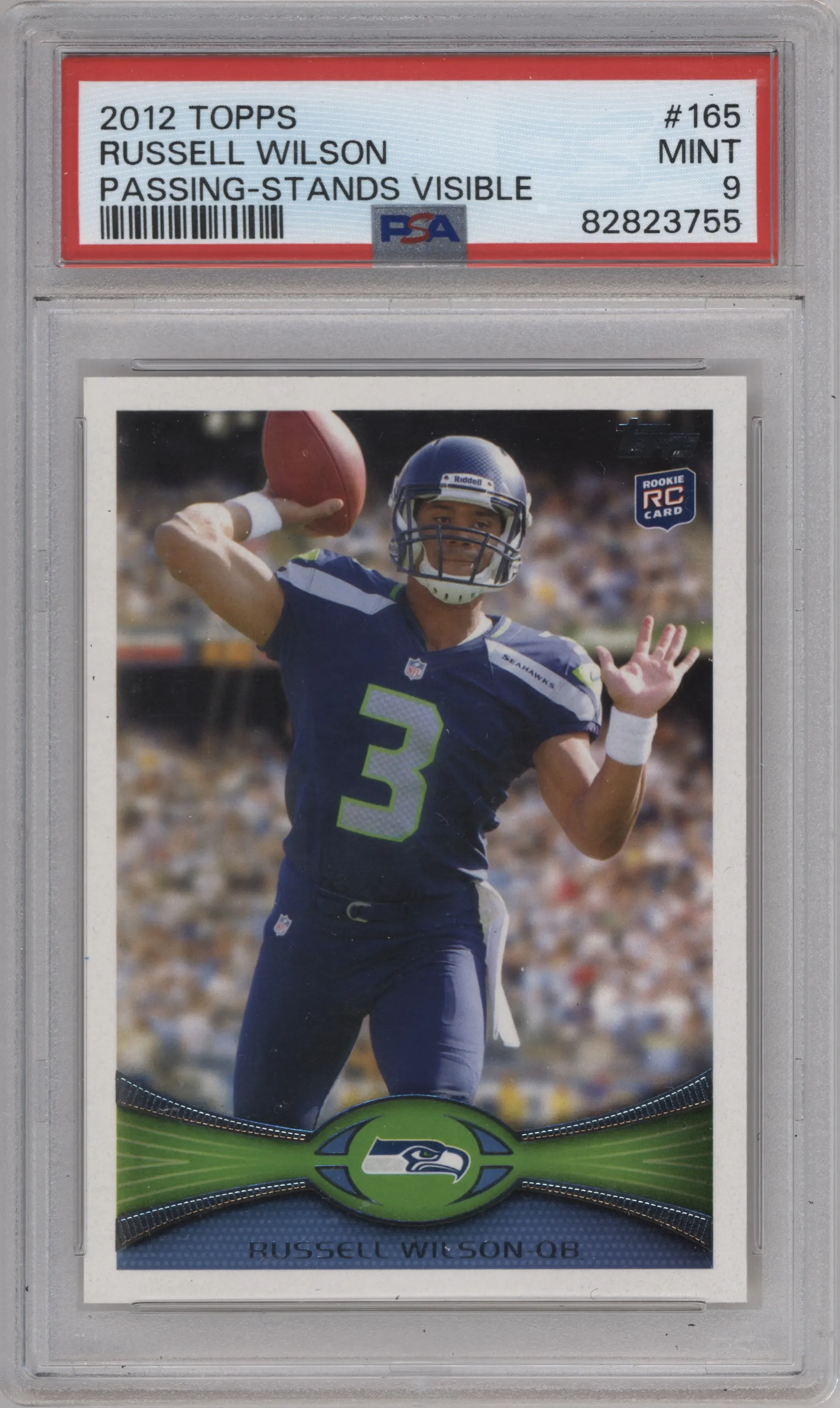 2012 Topps Russell Wilson PSA 9