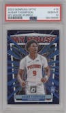 Ausar Thompson from the 2023-24 Donruss Optic set featuring a Purple parallel graded by PSA and given an overall grade of 10.