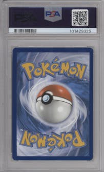 Eevee from the 2024 Pokemon SV set graded by PSA and given an overall grade of 10.