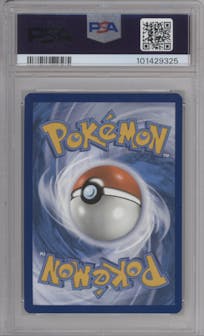 Eevee from the 2024 Pokemon SV set graded by PSA and given an overall grade of 10.