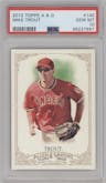 Mike Trout from the 2012 Topps Allen & Ginter set graded by PSA and given an overall grade of 10.