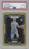 Amari Bailey from the 2023-24 Panini Prizm set featuring a FOTL Gold Shimmer parallel graded by PSA and given an overall grade of 10.