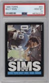 Billy Sims from the 1985 Topps set graded by PSA and given an overall grade of 10.