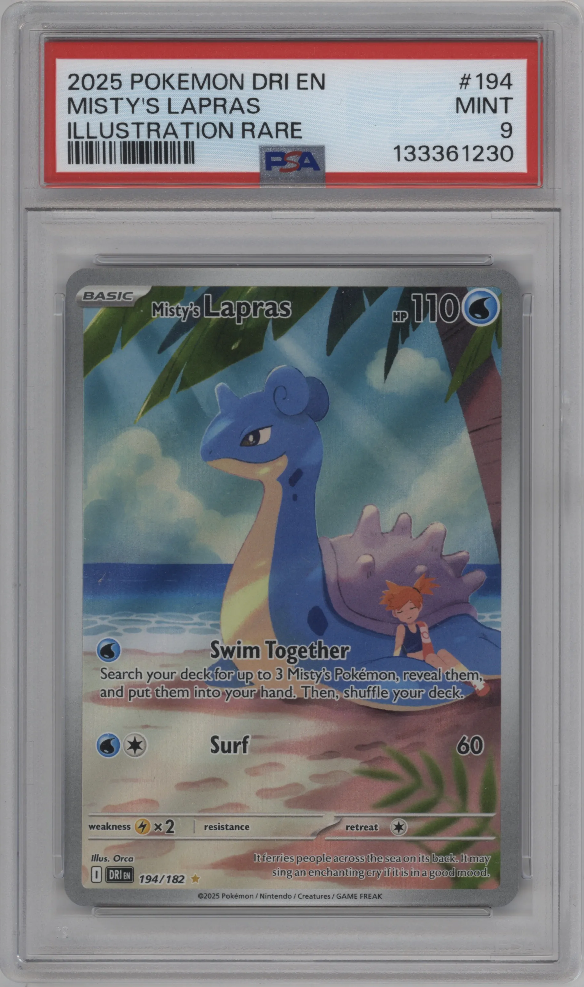Misty's Lapras