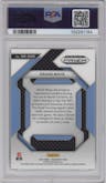Drake Maye from the 2024 Panini Prizm Draft Picks set graded by PSA and given an overall grade of 10.
