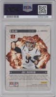 Joe Burrow from the 2022 Panini Luminance set graded by PSA and given an overall grade of 9.