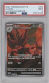 Scizor from the 2023 Pokemon SV set graded by PSA and given an overall grade of 9.