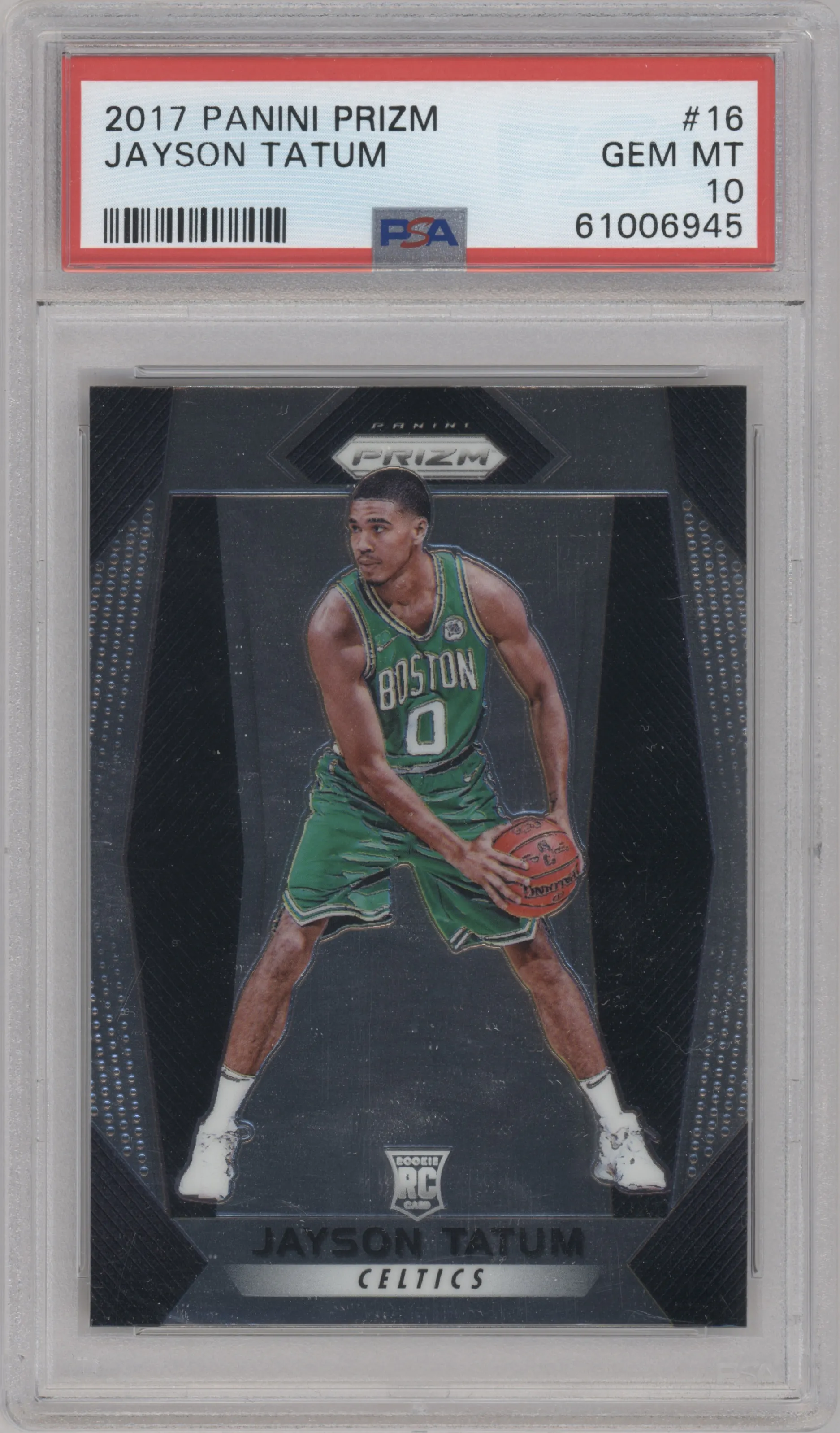 2017 Panini Prizm Jayson Tatum PSA 10