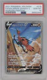 Galarian Zapdos V from the 2021 Pokemon SWSH JPN set graded by PSA and given an overall grade of 10.