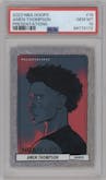 Amen Thompson from the 2023-24 Panini NBA Hoops set graded by PSA and given an overall grade of 10.