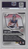 Rome Odunze from the 2024 Panini Prizm set featuring a Red White Blue Prizm parallel graded by PSA and given an overall grade of 10.