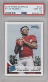 Kyler Murray from the 2019 Panini Donruss set graded by PSA and given an overall grade of 10.