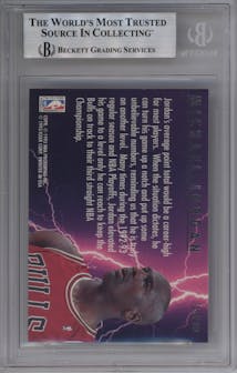 Michael Jordan from the 1993-94 Fleer Ultra set graded by Beckett and given an overall grade of 8.